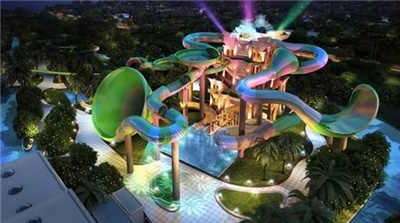  WaterPark .تصميم IP والمناظر الطبيعية التعبئة والتغليف وظيفية